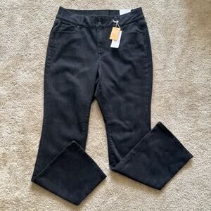NWT Lane Bryant Black High-Rise Stretch Tighter Tummy Bootcut Jeans Size 16